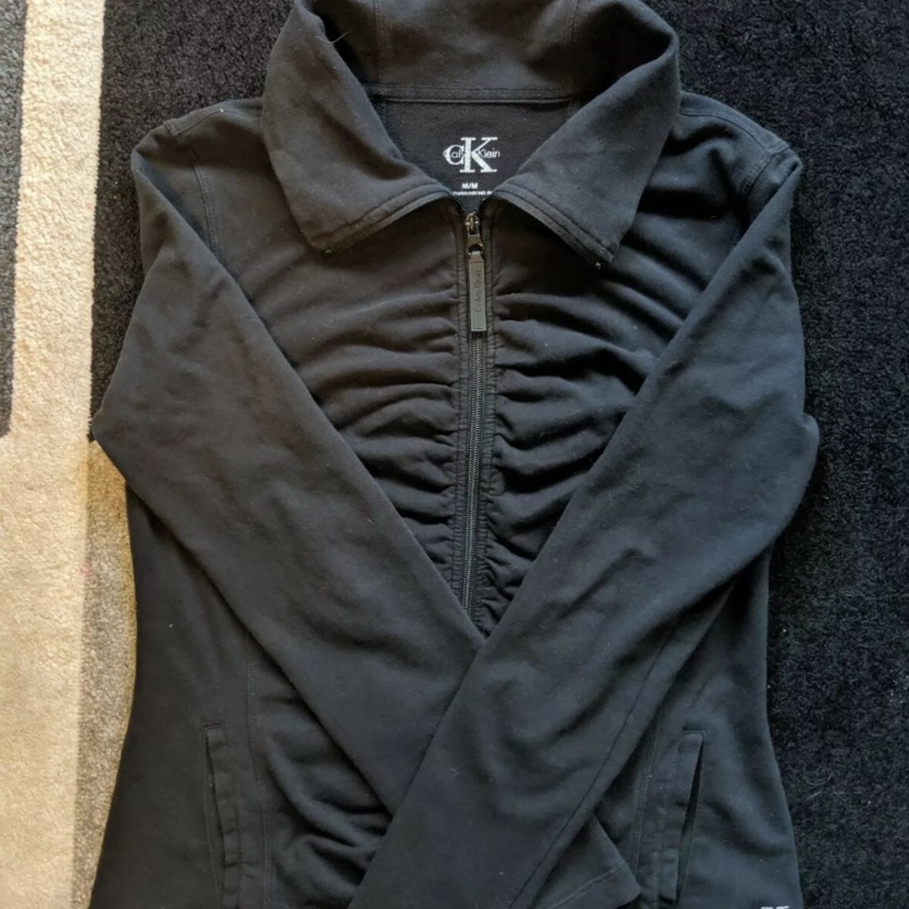 Woman's Calvin Klein Full Zip Sweatshirt Medium